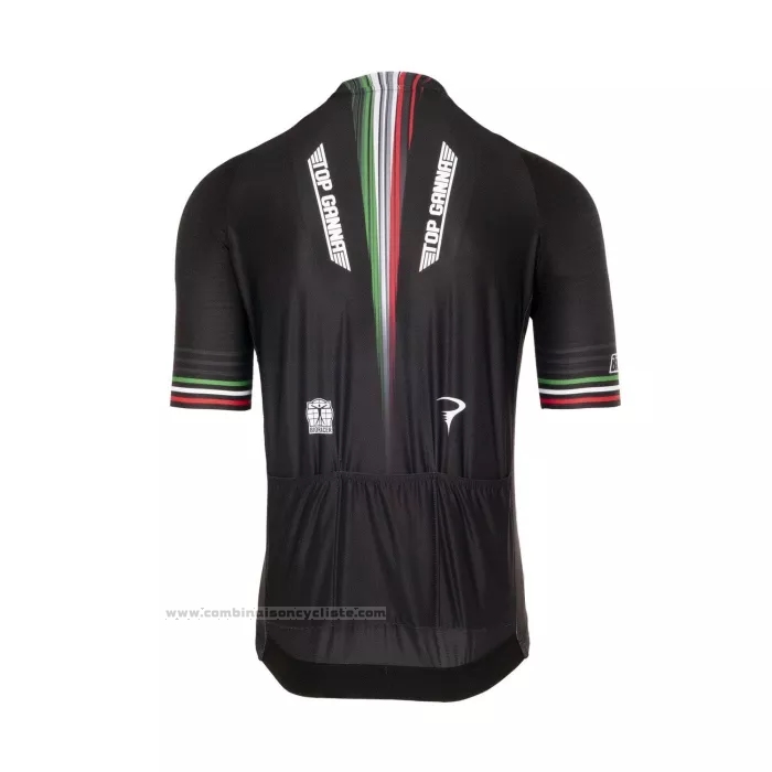 2022 Maillot Cyclisme Ineos Grenadiers Noir Gris Manches Courtes et Cuissard